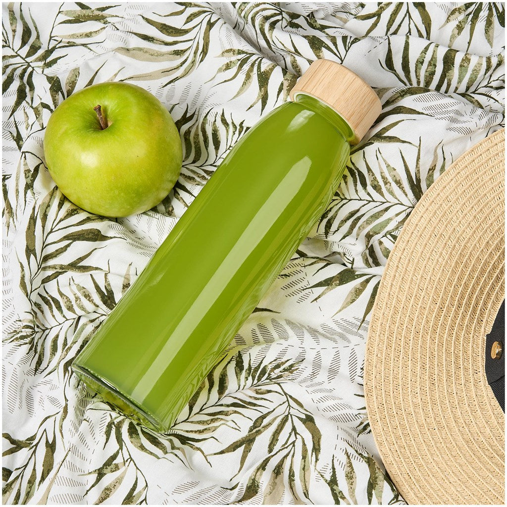Okiyo Wabi-Sabi Glass Water Bottle - 500ml Mirelle Leather and Lifestyle