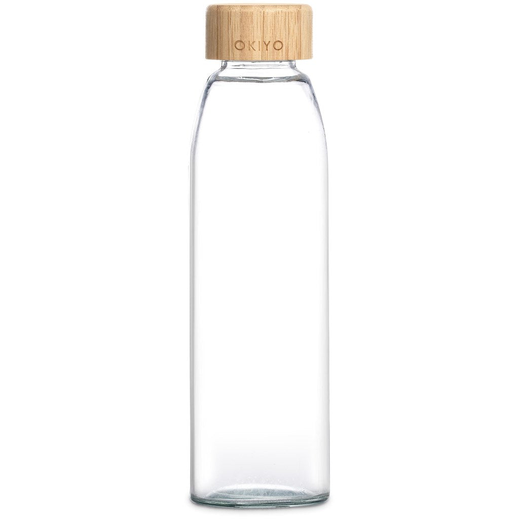 Okiyo Wabi-Sabi Glass Water Bottle - 500ml Mirelle Leather and Lifestyle