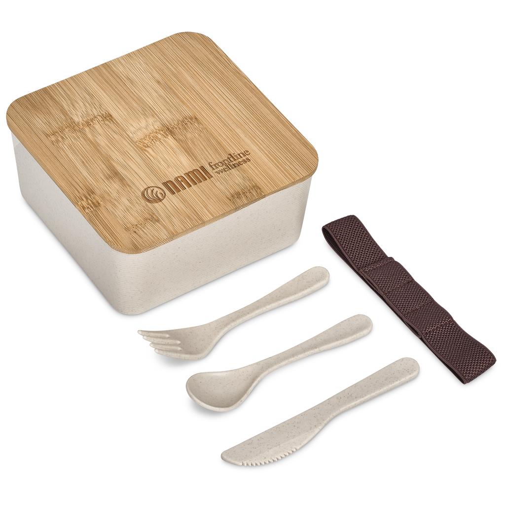 Okiyo Wani Wheat Straw & Bamboo Lunch Box Mirelle Leather and Lifestyle