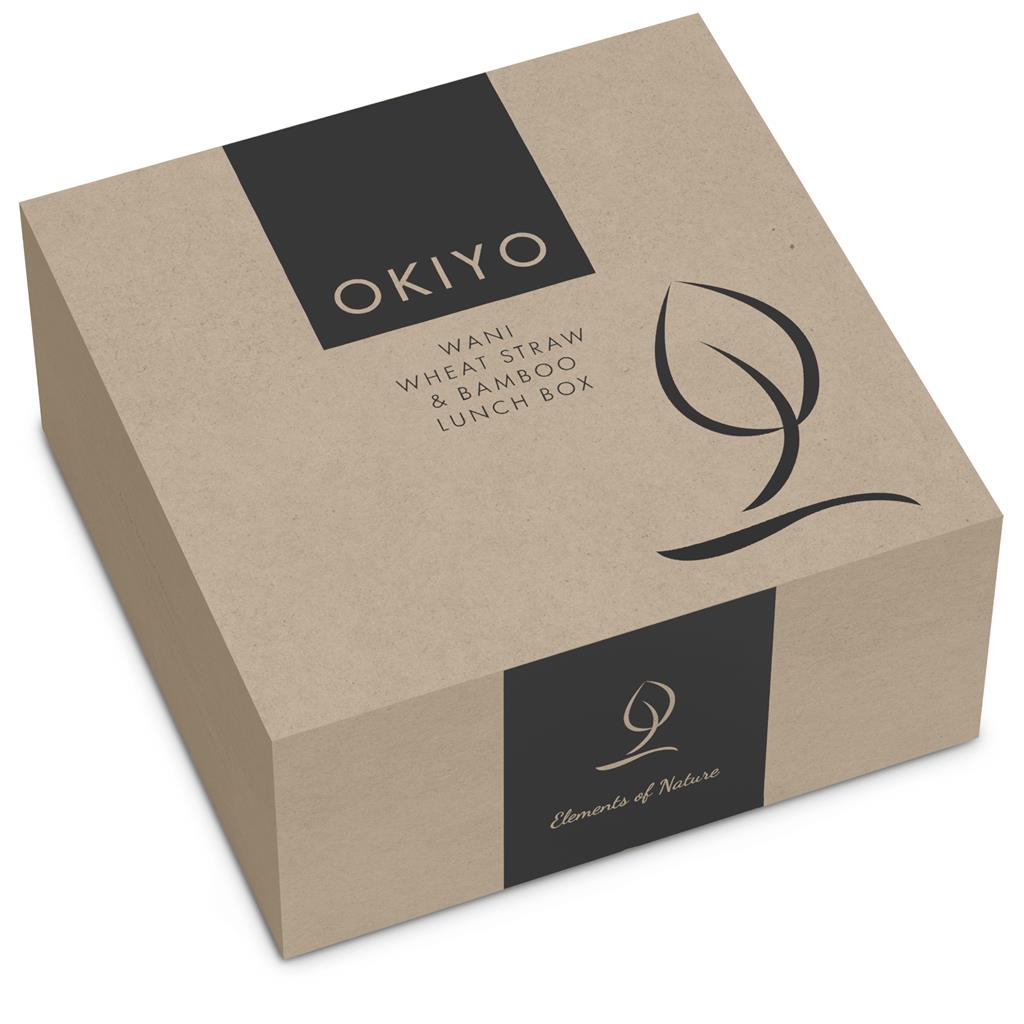 Okiyo Wani Wheat Straw & Bamboo Lunch Box Mirelle Leather and Lifestyle
