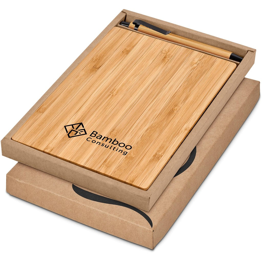 Okiyo Yahari Bamboo Notebook & Pen Set - MIRELLE Leather and Lifestyle