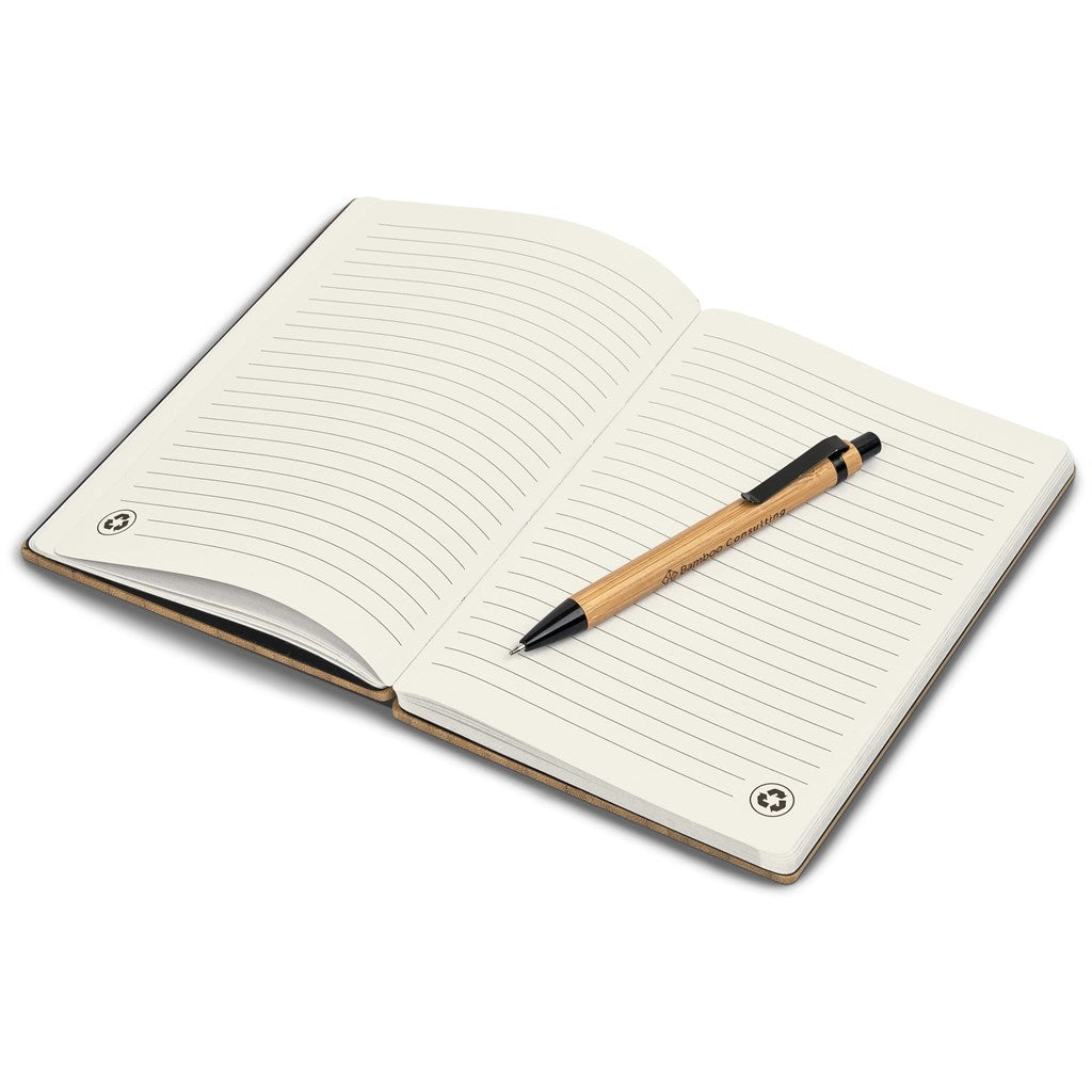 Okiyo Yahari Bamboo Notebook & Pen Set ZA A5 Notebooks,Bamboo Products,Notebook Sets Mirelle Leather and Lifestyle