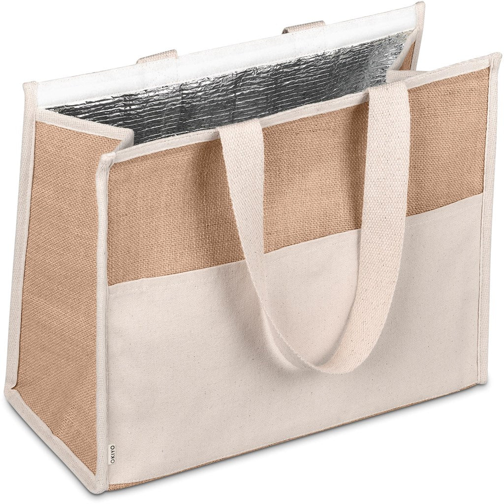 Okiyo Zetsuen Jute & Cotton 30-Can Cooler Mirelle Leather and Lifestyle