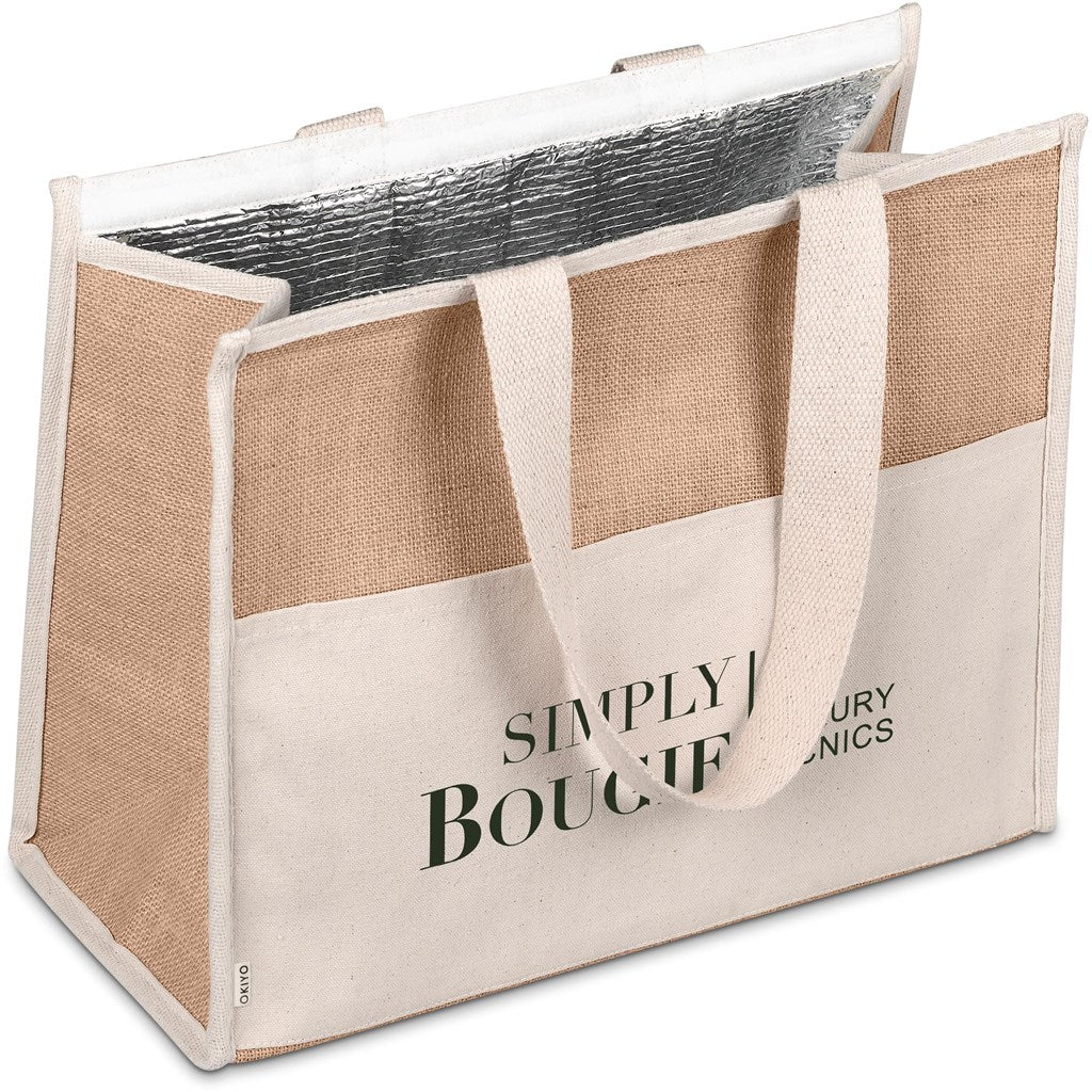Okiyo Zetsuen Jute & Cotton 30-Can Cooler Mirelle Leather and Lifestyle