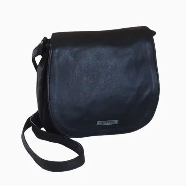 Genuine Leather Crossbody Sling Bag - Black | MIRELLE → Featured Special (Sold)