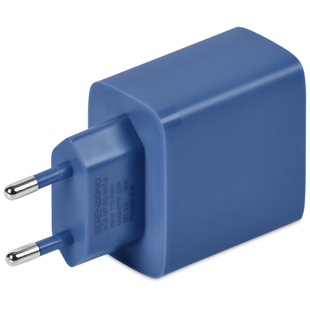 Serendipio Berkshire Fast Wall Charger Mirelle Leather and Lifestyle