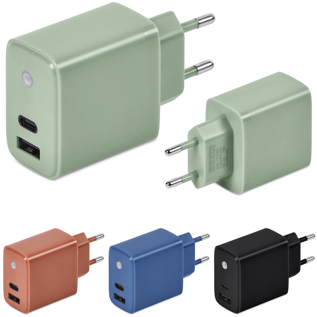 Serendipio Berkshire Fast Wall Charger Mirelle Leather and Lifestyle