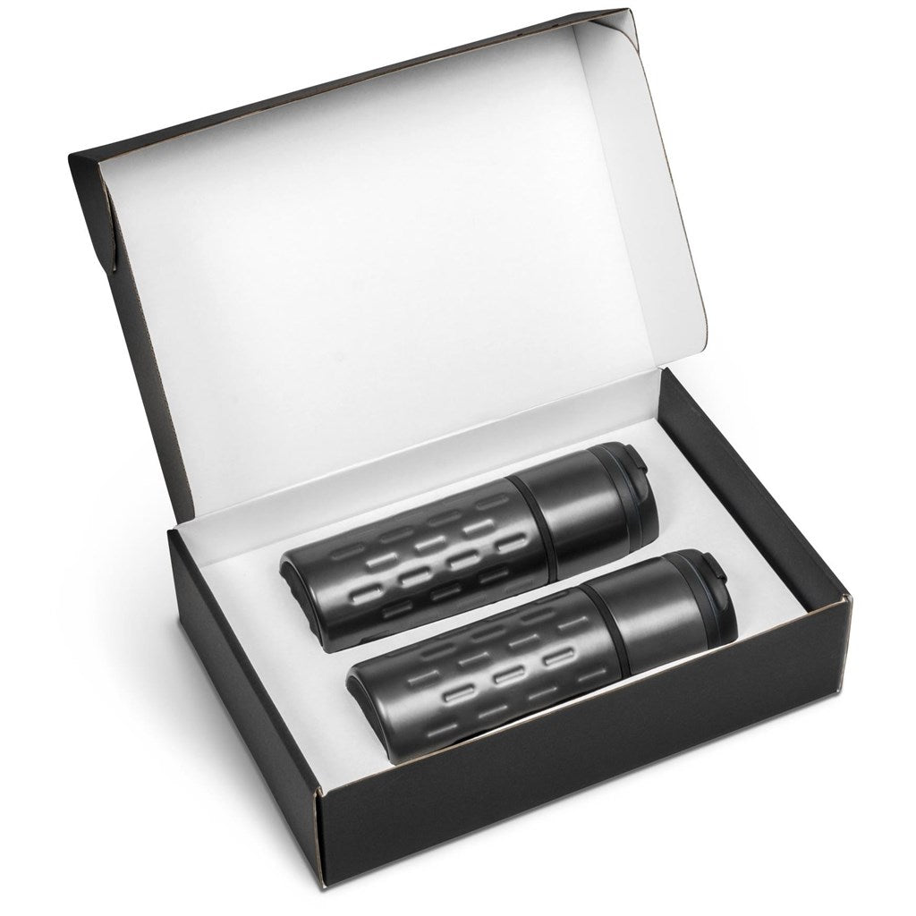 Serendipio Binary One Drinkware Gift Set Mirelle Leather and Lifestyle