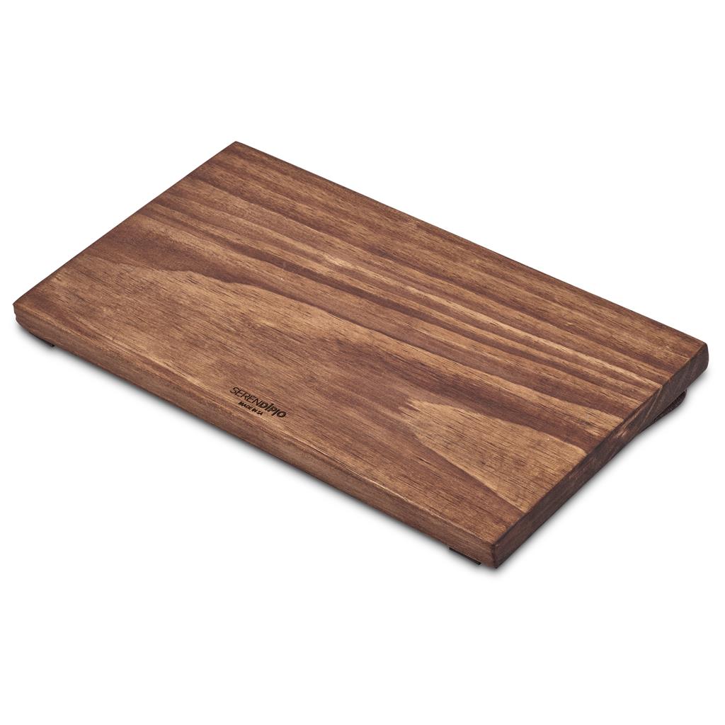 Serendipio Large Farm Style Wooden Tray with Leather Straps Mirelle Leather and Lifestyle