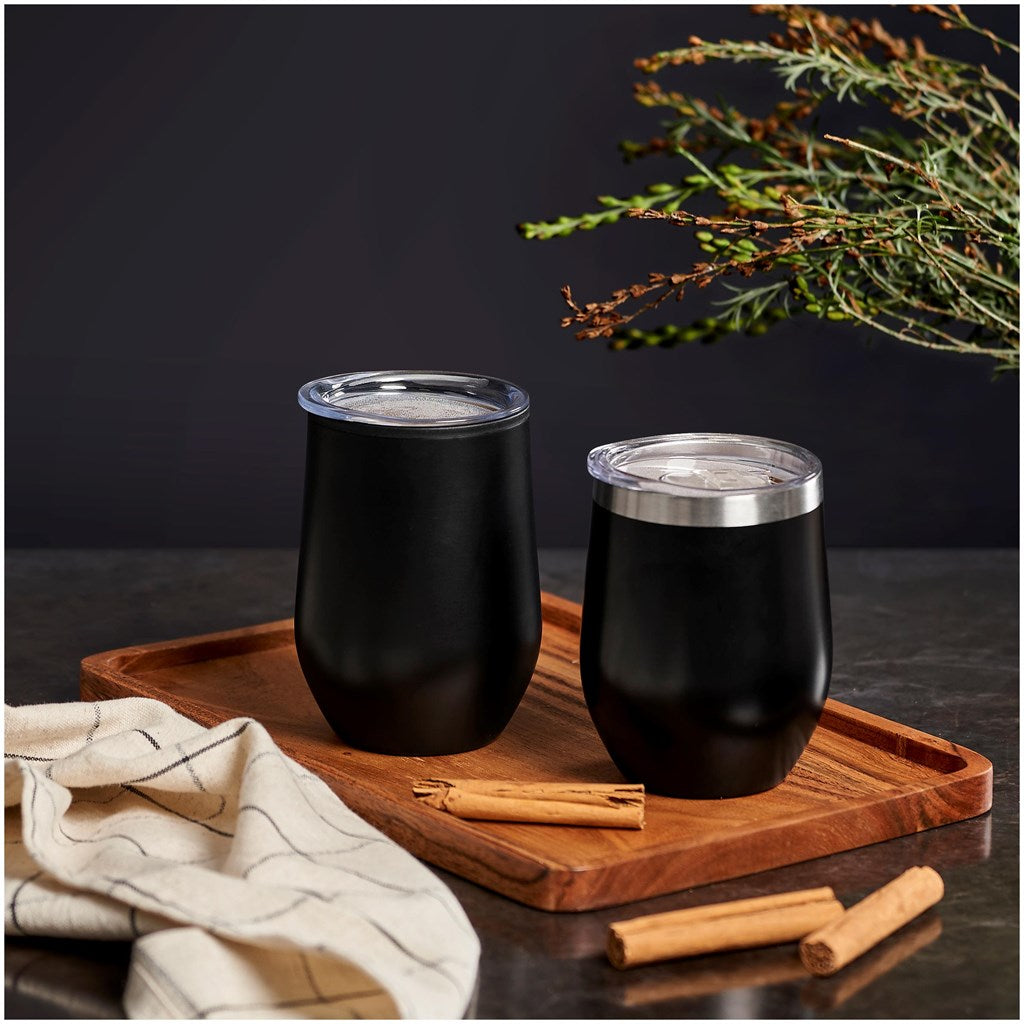Serendipio Madison Stainless Steel & Plastic Double-Wall Tumbler - 350ml Mirelle Leather and Lifestyle