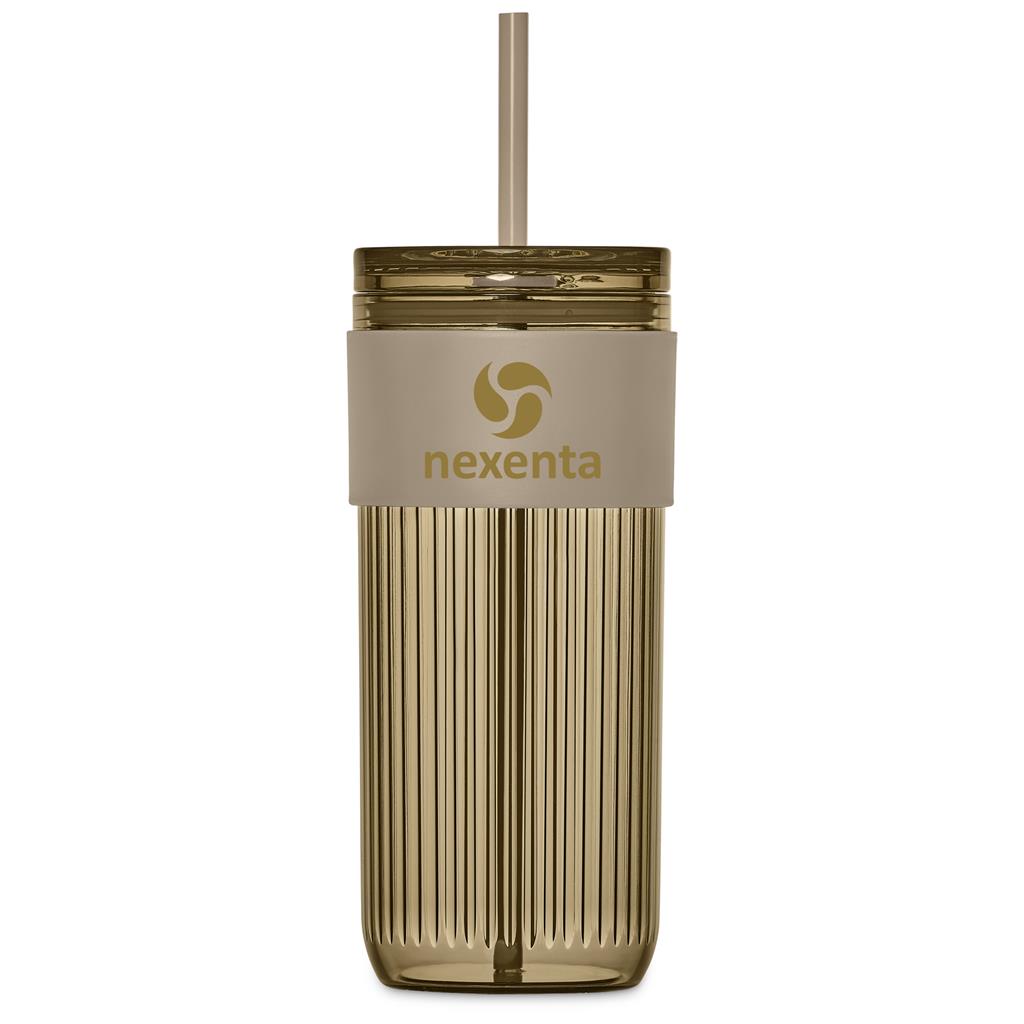 Serendipio Mayfair Plastic Tumbler & Straw – 650ml Mirelle Leather and Lifestyle