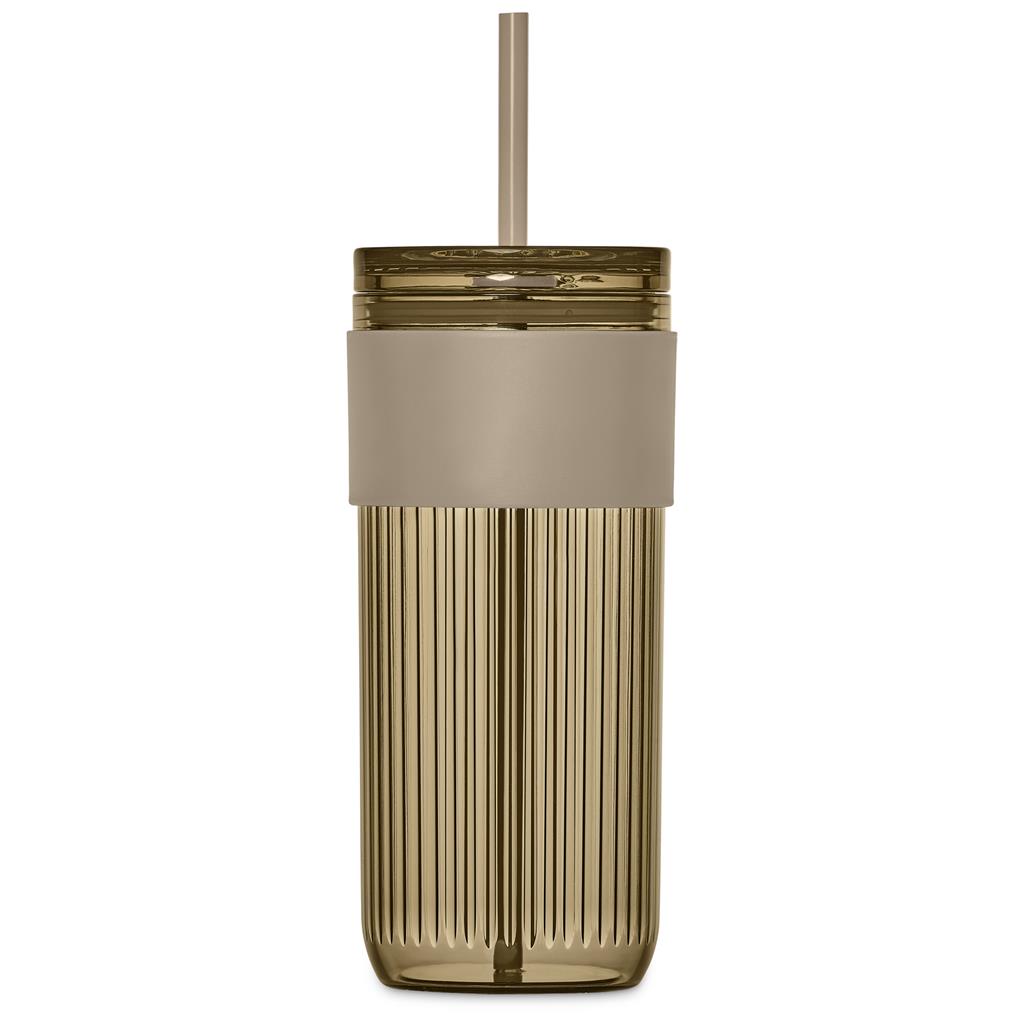 Serendipio Mayfair Plastic Tumbler & Straw – 650ml Mirelle Leather and Lifestyle