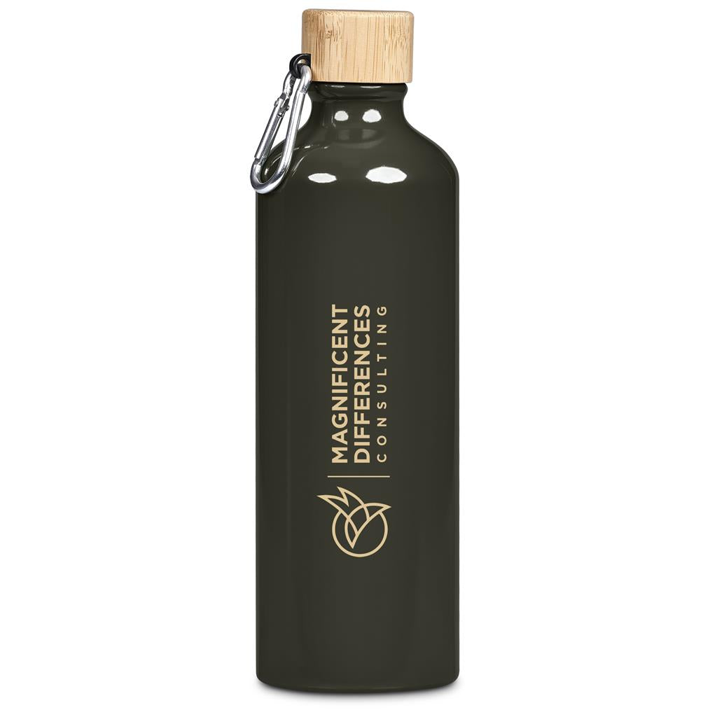 Serendipio Origen Aluminium & Bamboo Water Bottle – 750ml Mirelle Leather and Lifestyle