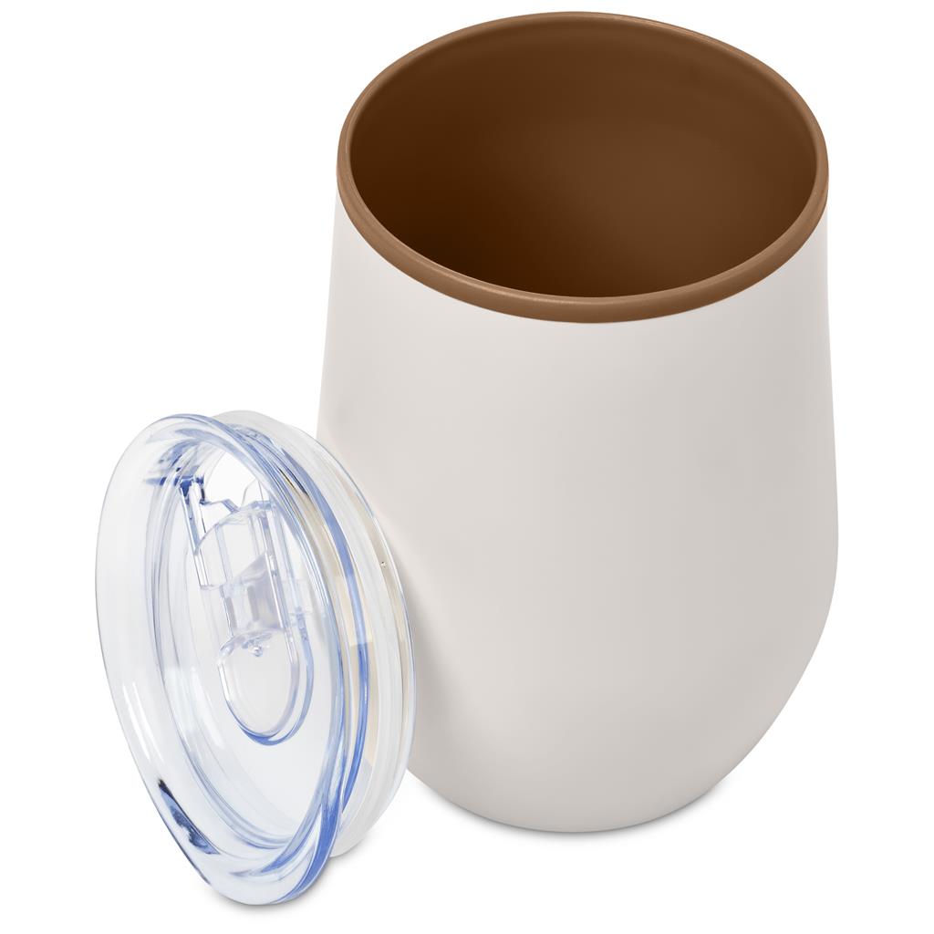 Serendipio Ovolo Stainless Steel & Plastic Double-Wall Tumbler – 350ml Mirelle Leather and Lifestyle