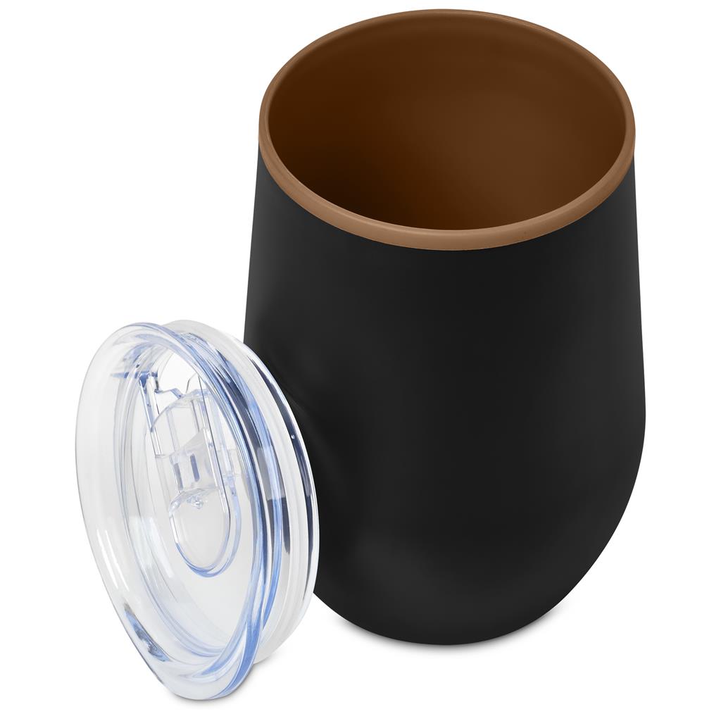 Serendipio Ovolo Stainless Steel & Plastic Double-Wall Tumbler – 350ml Mirelle Leather and Lifestyle