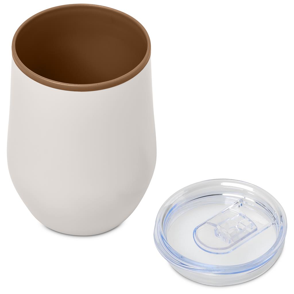 Serendipio Ovolo Stainless Steel & Plastic Double-Wall Tumbler – 350ml Mirelle Leather and Lifestyle
