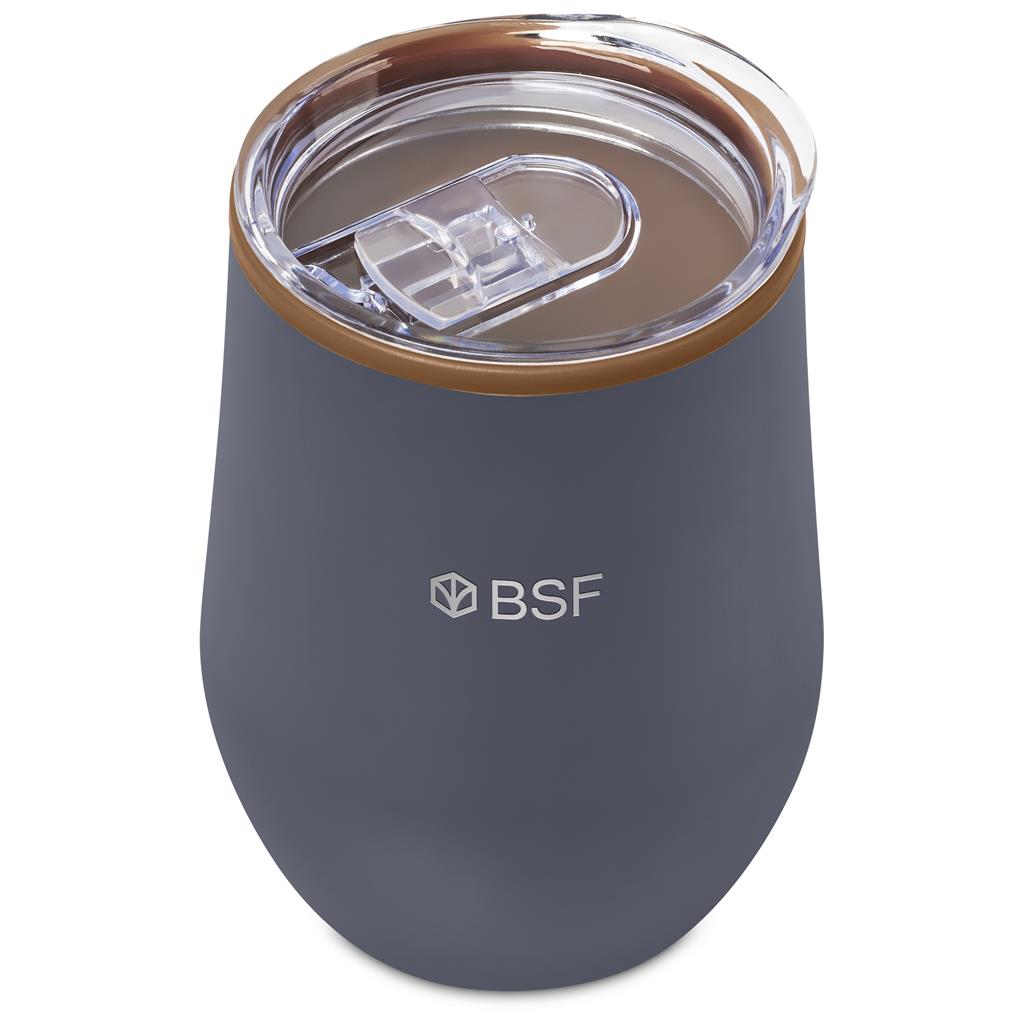 Serendipio Ovolo Stainless Steel & Plastic Double-Wall Tumbler – 350ml Mirelle Leather and Lifestyle