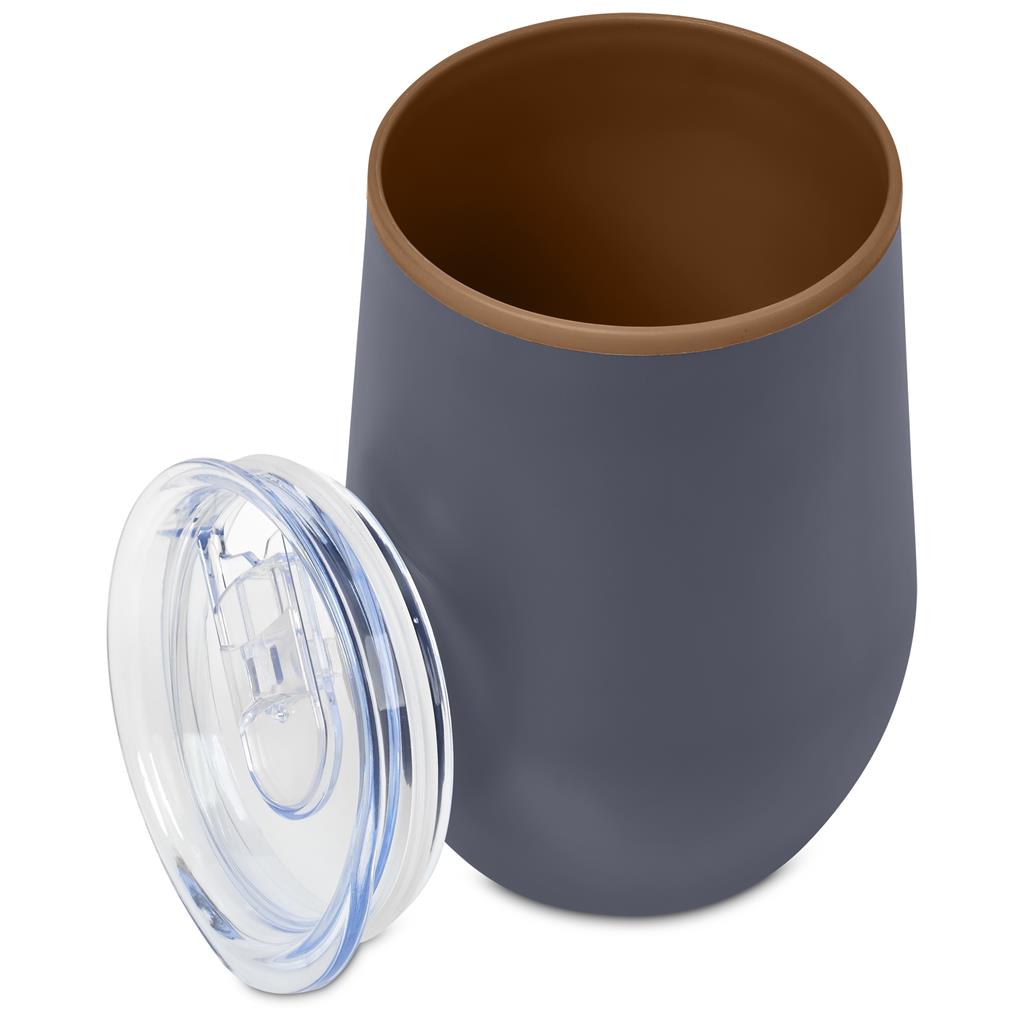 Serendipio Ovolo Stainless Steel & Plastic Double-Wall Tumbler – 350ml Mirelle Leather and Lifestyle