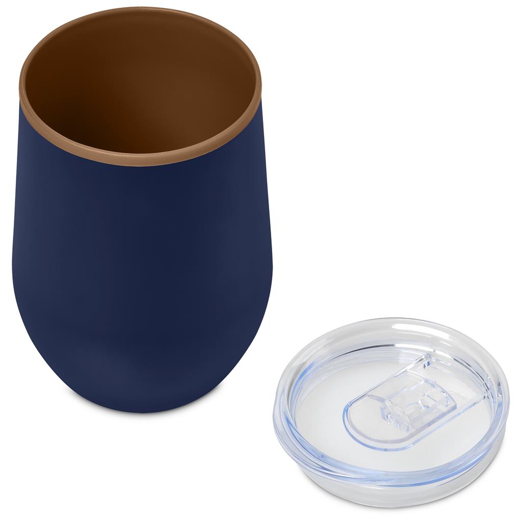 Serendipio Ovolo Stainless Steel & Plastic Double-Wall Tumbler – 350ml Mirelle Leather and Lifestyle