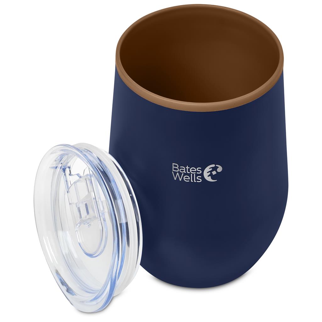 Serendipio Ovolo Stainless Steel & Plastic Double-Wall Tumbler – 350ml Mirelle Leather and Lifestyle