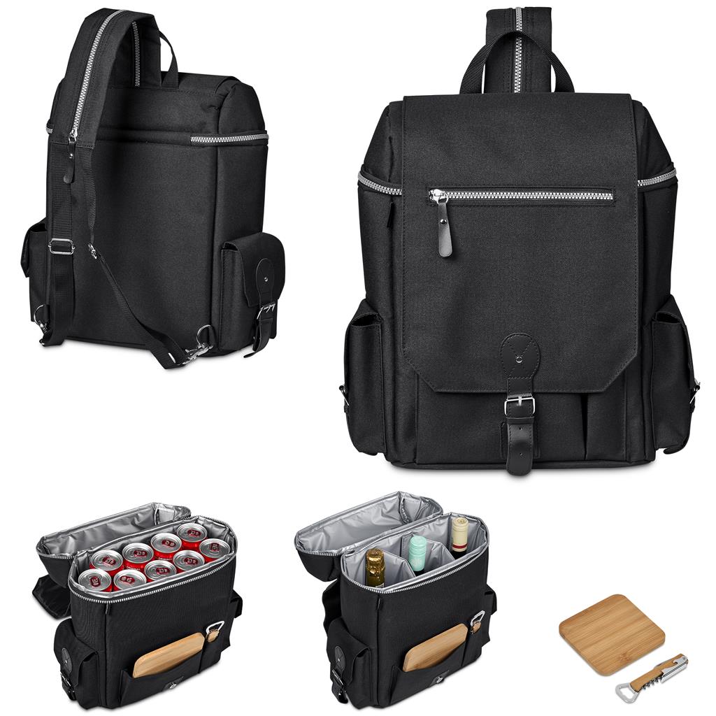 Serendipio Quivera Wine & Cheese 18-Can Cooler Mirelle Leather and Lifestyle