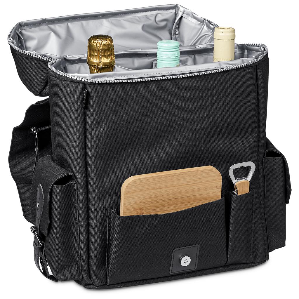 Serendipio Quivera Wine & Cheese 18-Can Cooler Mirelle Leather and Lifestyle