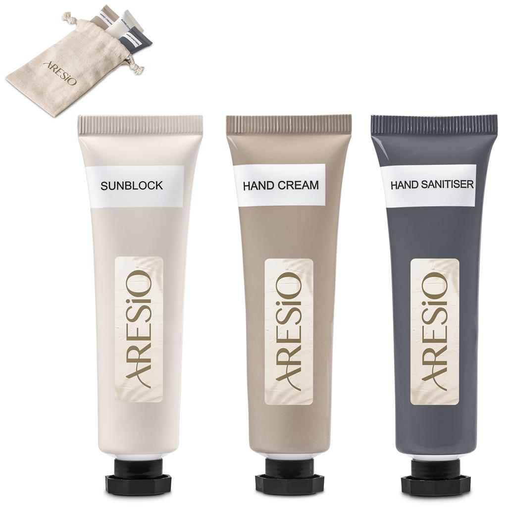Serendipio Skincare Travel Set Mirelle Leather and Lifestyle