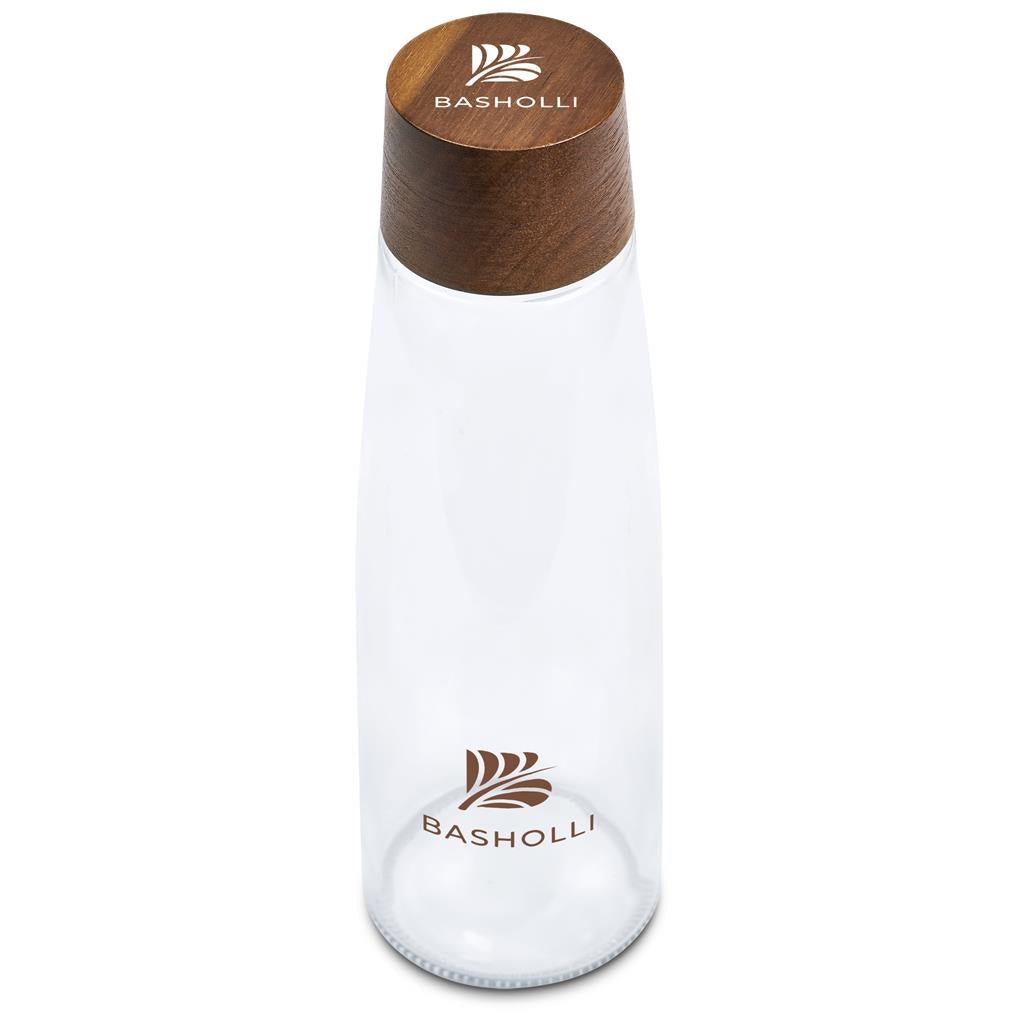 Serendipio Windermere Glass Water Bottle - 600ml Mirelle Leather and Lifestyle