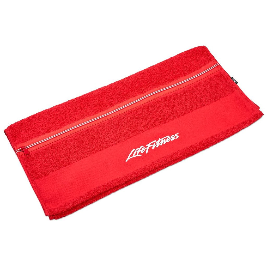 Slazenger Wembley Gym Towel - Red Mirelle Leather and Lifestyle