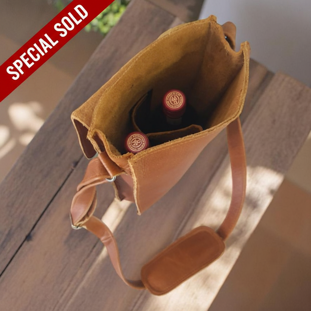 Special Sold - Bottle Carrier Tan