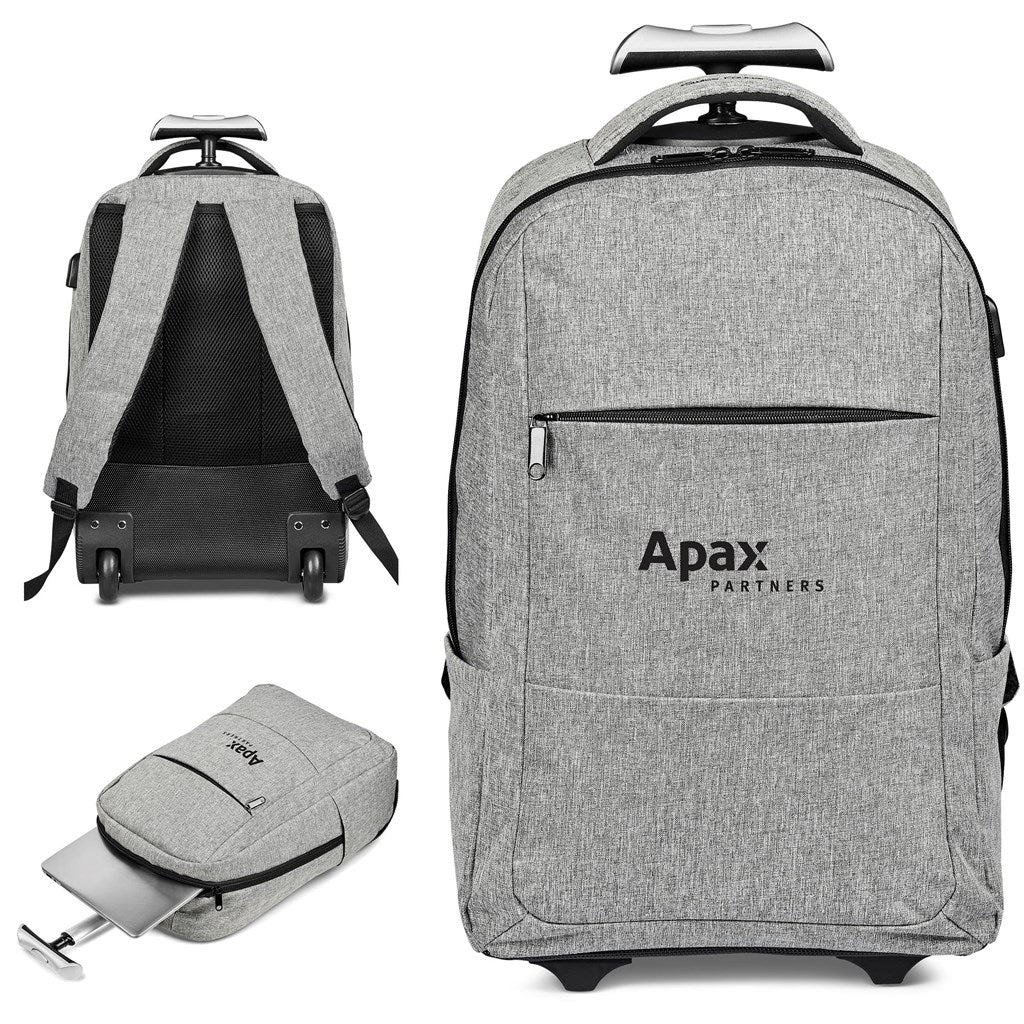 Swiss Cougar San Marino Laptop Trolley Backpack ZA Bags on Wheels,Laptop Backpacks,Travel Bags Mirelle Leather and Lifestyle