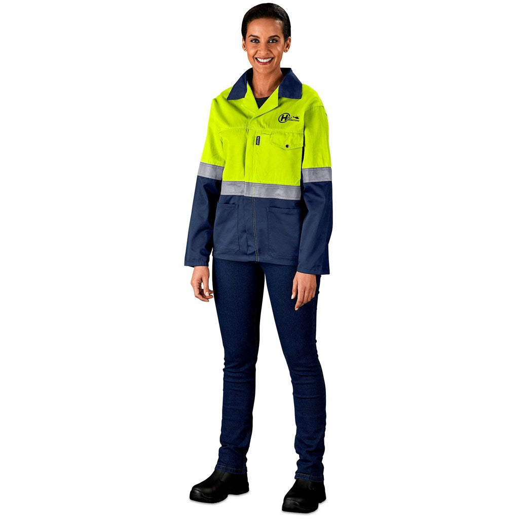 Traffic Premium Two-Tone Hi-Viz Reflective Jacket Mirelle Leather and Lifestyle