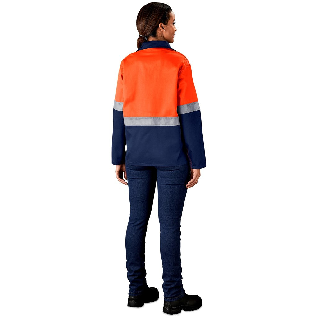 Traffic Premium Two-Tone Hi-Viz Reflective Jacket Mirelle Leather and Lifestyle