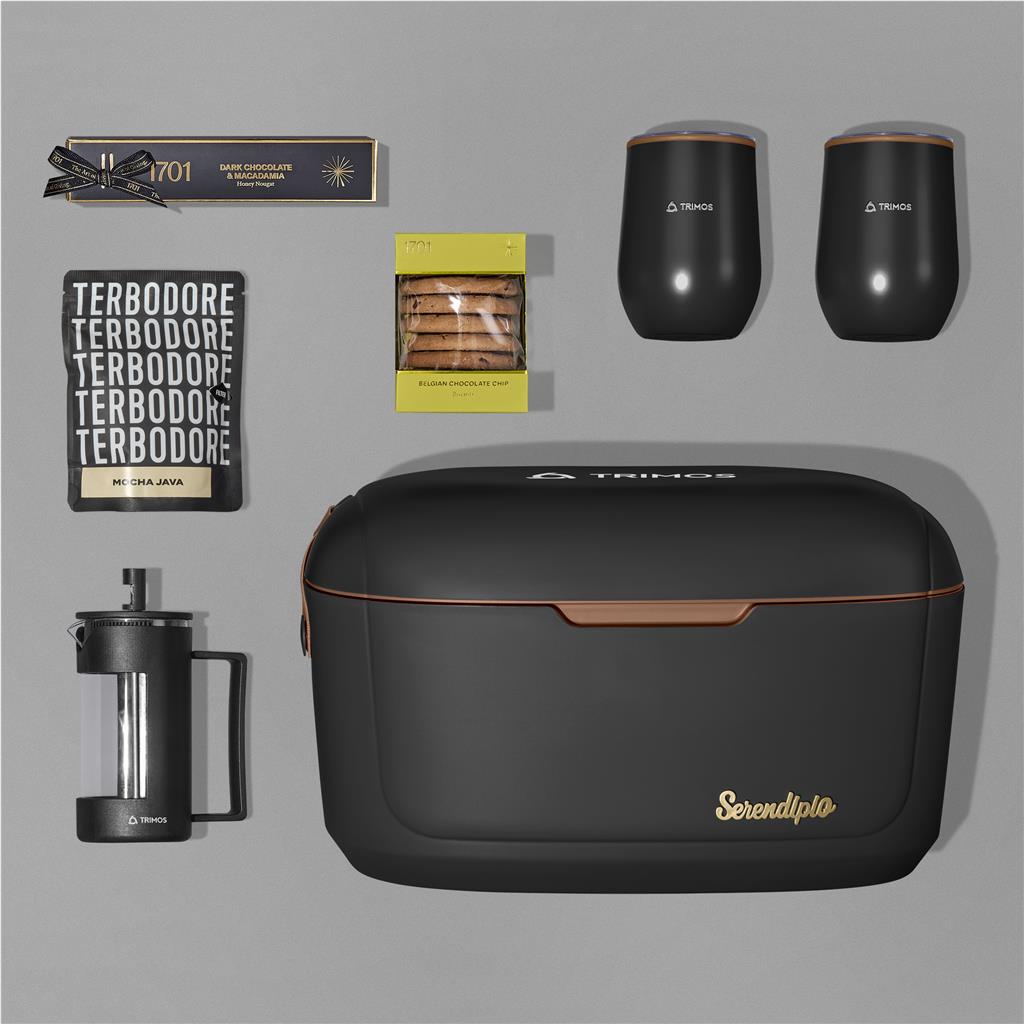 Yatta Cuppa Charm Hamper ZA Premium Hampers,Outdoor Hampers,Coffee Hampers Mirelle Leather and Lifestyle