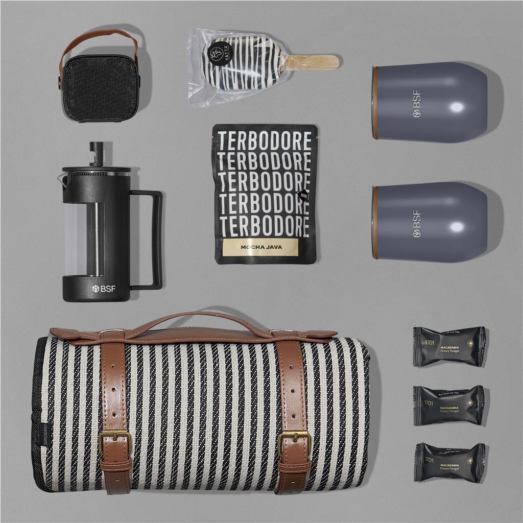 Yatta Roast & Relax Hamper ZA Premium Hampers,Outdoor Hampers,Coffee Hampers Mirelle Leather and Lifestyle