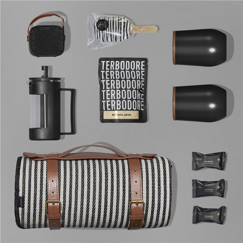Yatta Roast & Relax Hamper ZA Premium Hampers,Outdoor Hampers,Coffee Hampers Mirelle Leather and Lifestyle