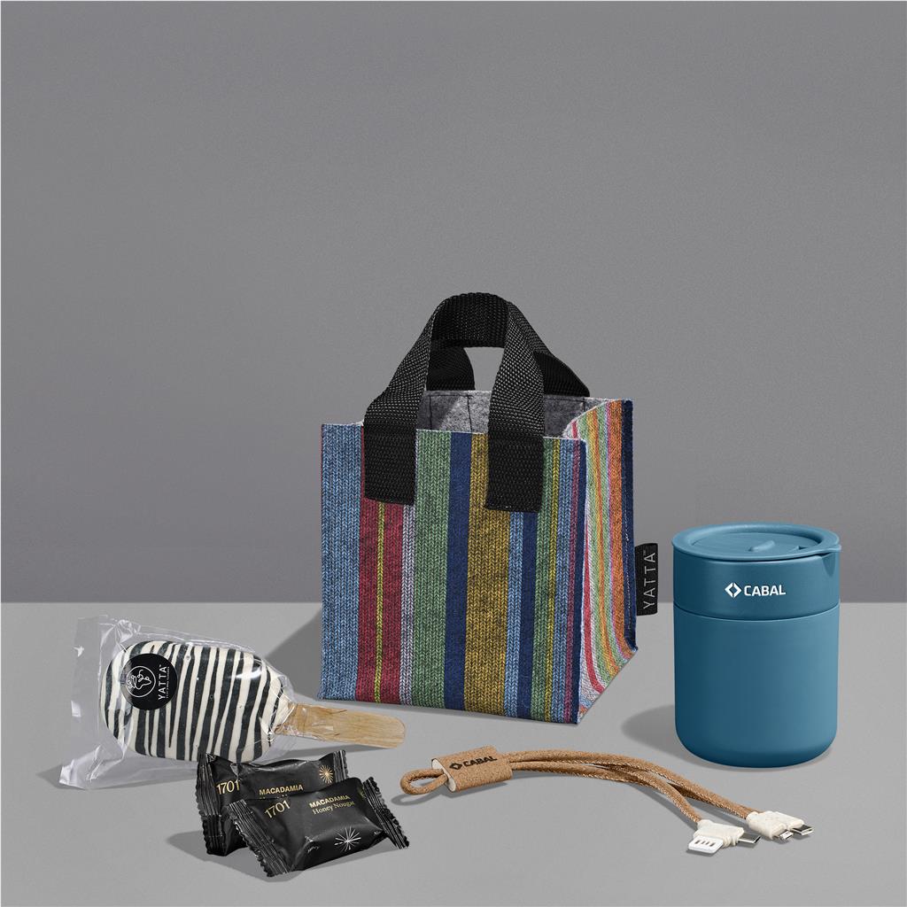Yatta Sweet Sip Hamper ZA Heritage Day,Desk Drop Hampers,Unisex Hampers,Tech Hampers Mirelle Leather and Lifestyle