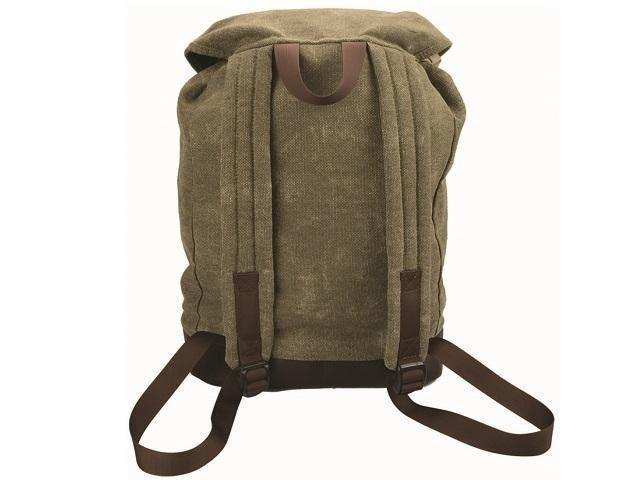 Canvas And Leather Backpack ZA Backpack Mirelle Leather and Lifestyle