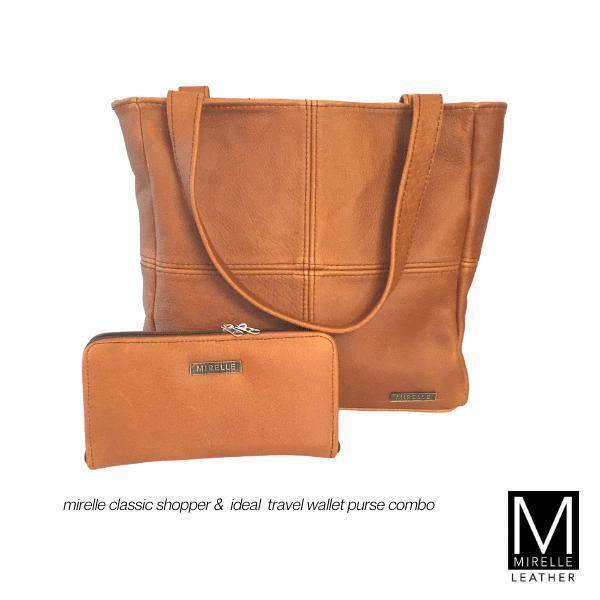 MIRELLE Genuine Leather Classic Shopper And Ladies Wallet - Combo - Mirelle Leather and Lifestyle