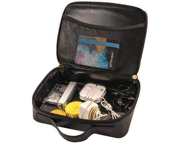 Genuine Leather Tech Accessory Bag - Mirelle Leather and Lifestyle