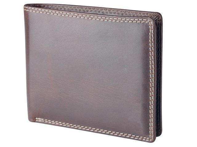 Genuine Leather Wallet Notes and Cards - No Coin Holder - Brown - MIRELLE Leather and Lifestyle