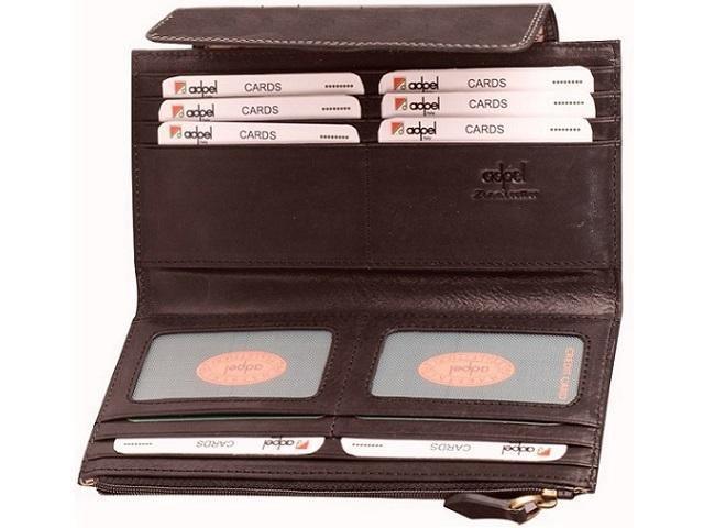 ladies-genuine-leather-purse-with-press-button-closure-brown-south-africa-mirelle-leather-and-lifestyle-3 - South Africa - Mirelle Leather and Lifestyle