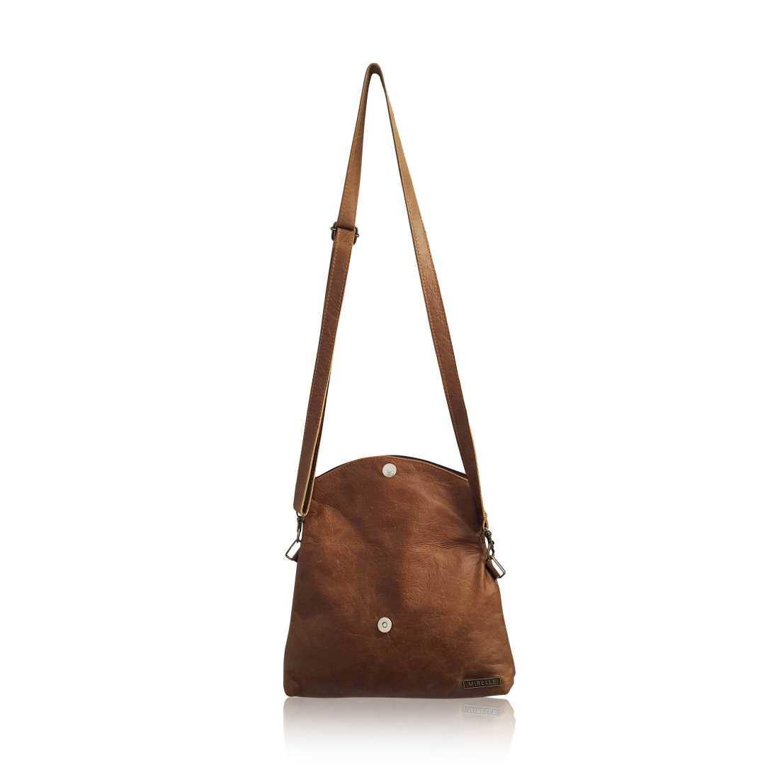 Leather 3-Way Convertible Backpack | Messenger Handbag - MIRELLE ZA Backpack Mirelle Leather and Lifestyle