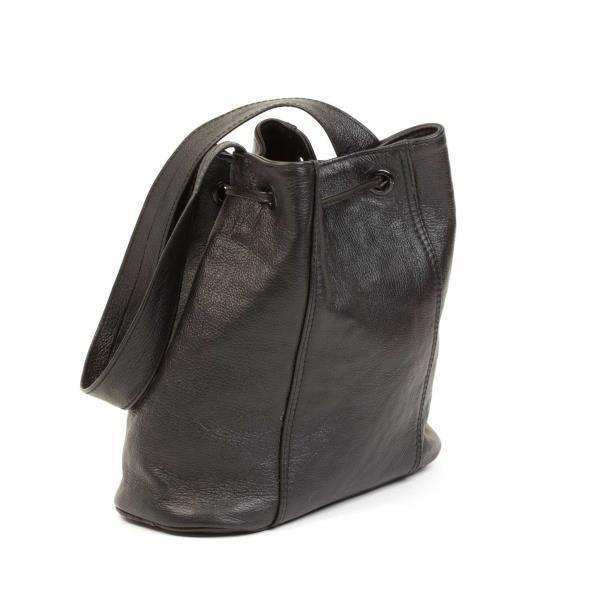 Leather Bucket Drawstring Handbag - Full Grain Leather | MIRELLE ZA Drawstring Handbag Mirelle Leather and Lifestyle