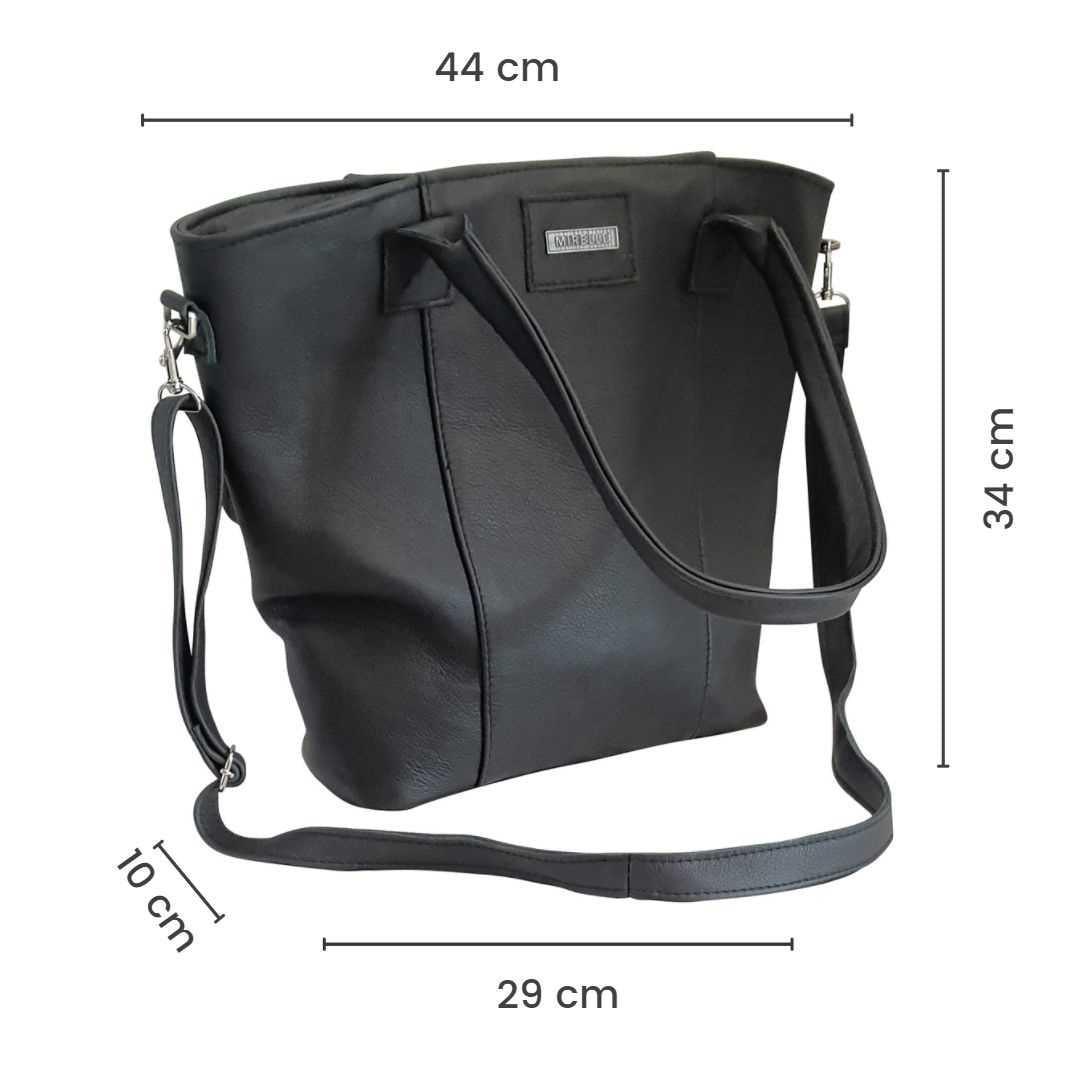 Leather Classic Tote Handbag - Genuine Leather | MIRELLE ZA Tote Handbag Mirelle Leather and Lifestyle
