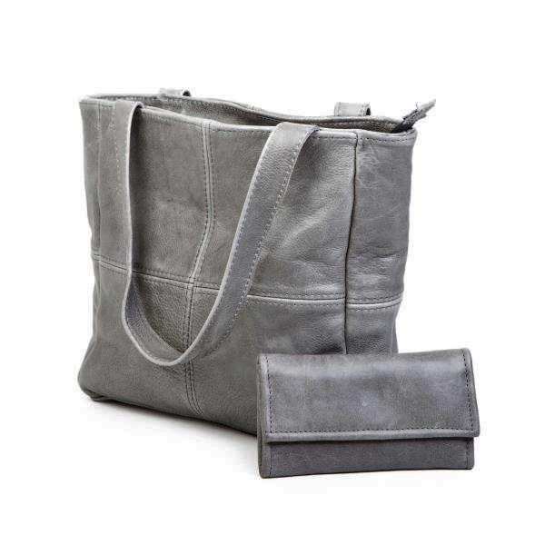 Mirelle Genuine Leather Classic Shopper Handbag - MIRELLE Leather and Lifestyle