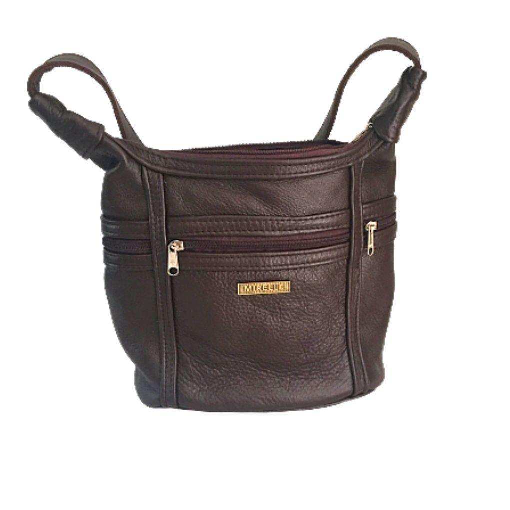Leather Shoulder Handbag - Two Compartments | MIRELLE - South Africa - Mirelle Leather and Lifestyle