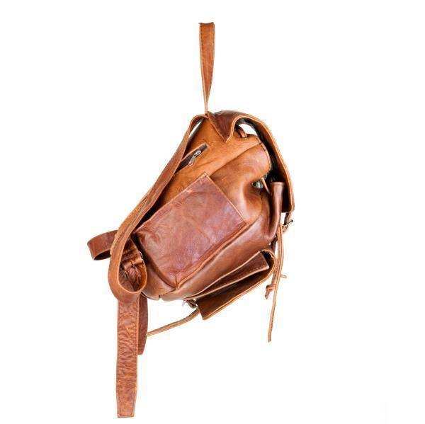 Leather Tourist Backpack Satchel Handbag | MIRELLE ZA Backpack Mirelle Leather and Lifestyle
