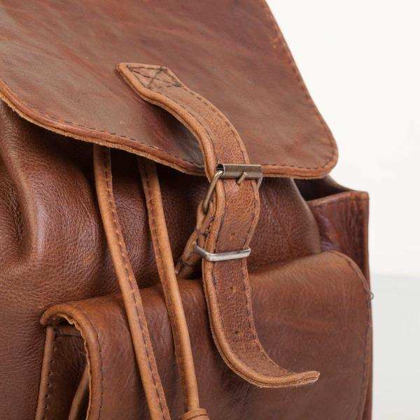 Leather Tourist Backpack Satchel Handbag | MIRELLE ZA Backpack Mirelle Leather and Lifestyle