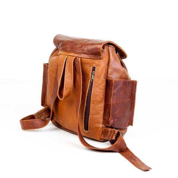 Leather Tourist Backpack Satchel Handbag | MIRELLE ZA Backpack Mirelle Leather and Lifestyle